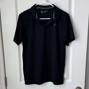 Under Armour Youth XL Black Polo